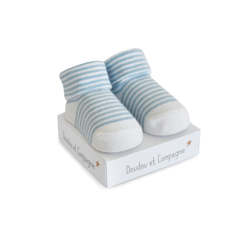 Baby Socks, Blue, 0-6 mths - Cinnamon Sue